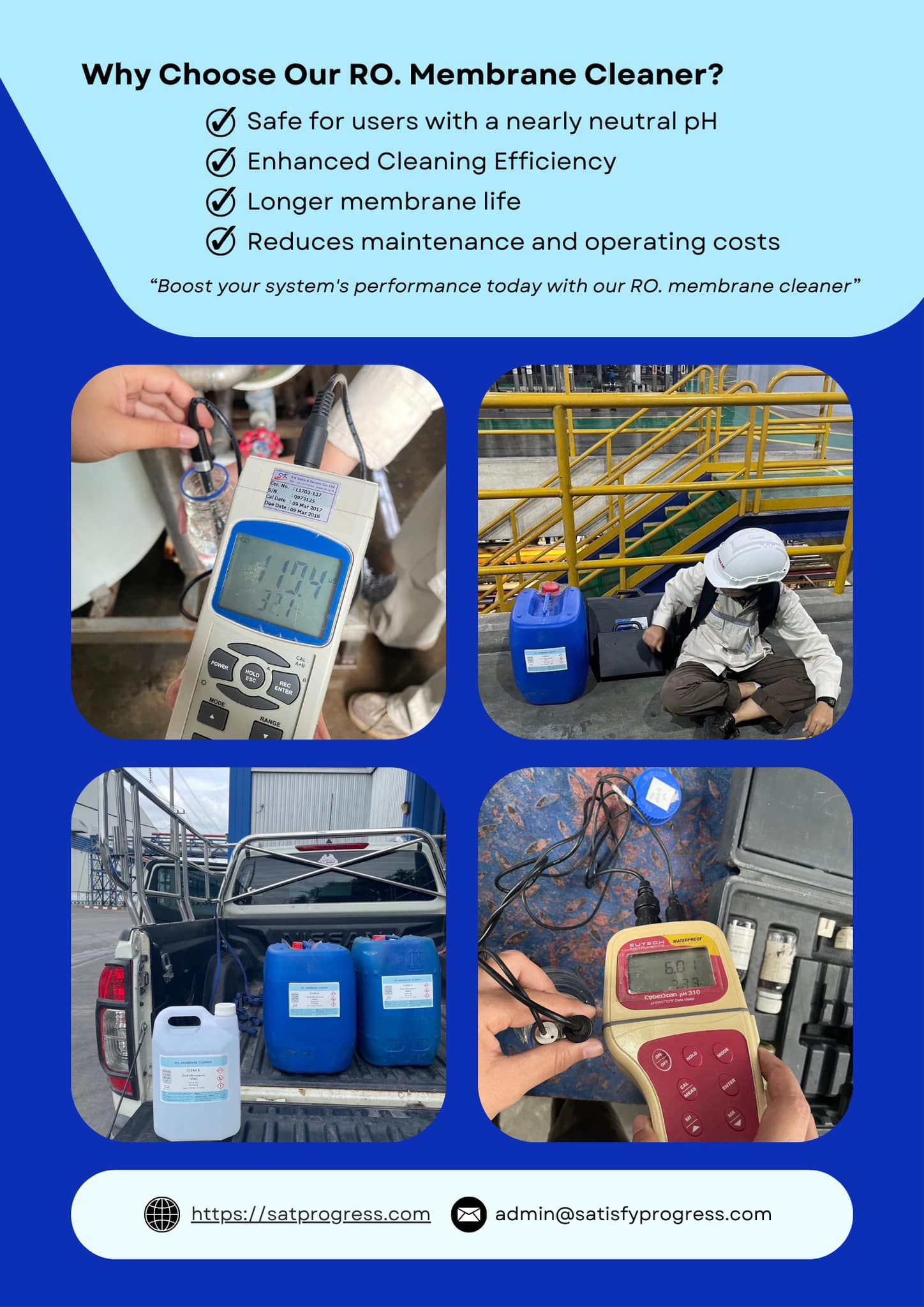 Membrane Cleaner Machine Increased Efficiency to Your RO. System with Our High-Performance RO ...